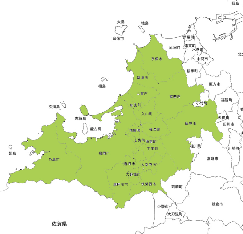 福岡市全域